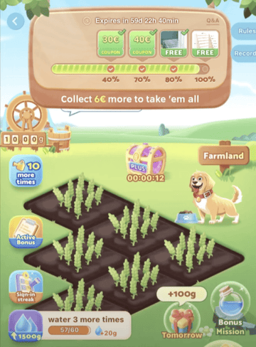 how to win temu farmland
