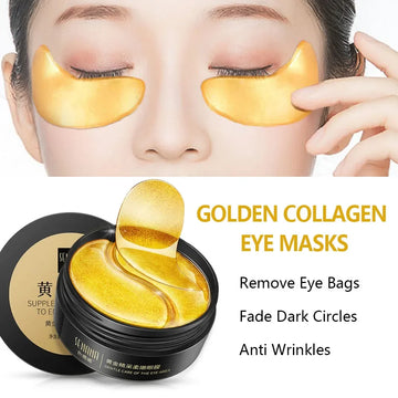 Gold Hyaluronic Acid Eye Mask - Unveil Radiant Eyes with Collagen Patches
